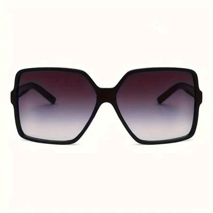 Women's Black Oversized PC Frame Glasses