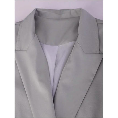 Women's Blazer Solid Color Classic Style