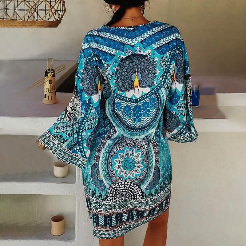 Women's Boho Mini Dress