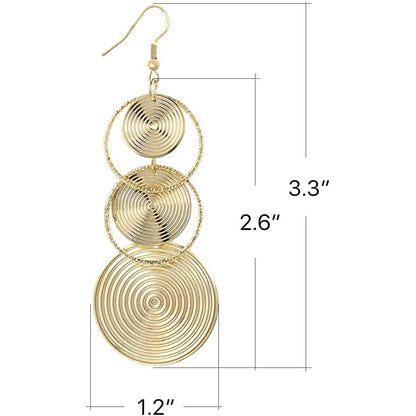 Women's Boho Vintage Round Earrings