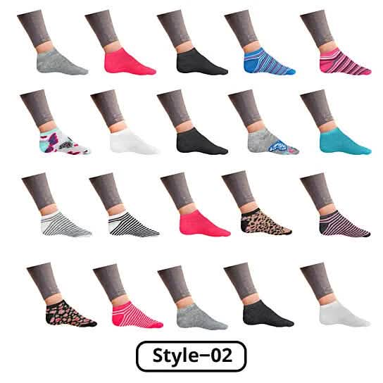 Women’s Breathable Stylish Colorful Fun No Show Low Cut Ankle Socks