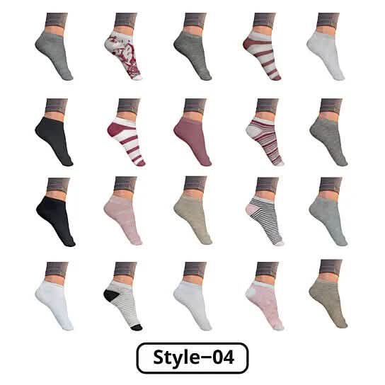 Women’s Breathable Stylish Colorful Fun No Show Low Cut Ankle Socks