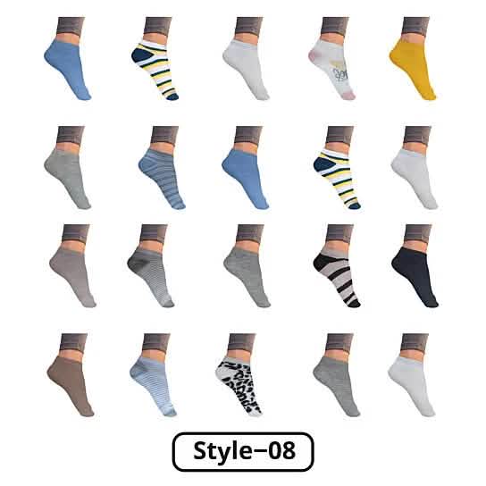 Women’s Breathable Stylish Colorful Fun No Show Low Cut Ankle Socks
