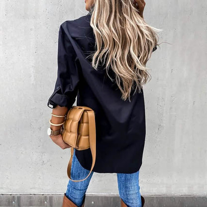 Women's Casual Collar Tunic Shirt