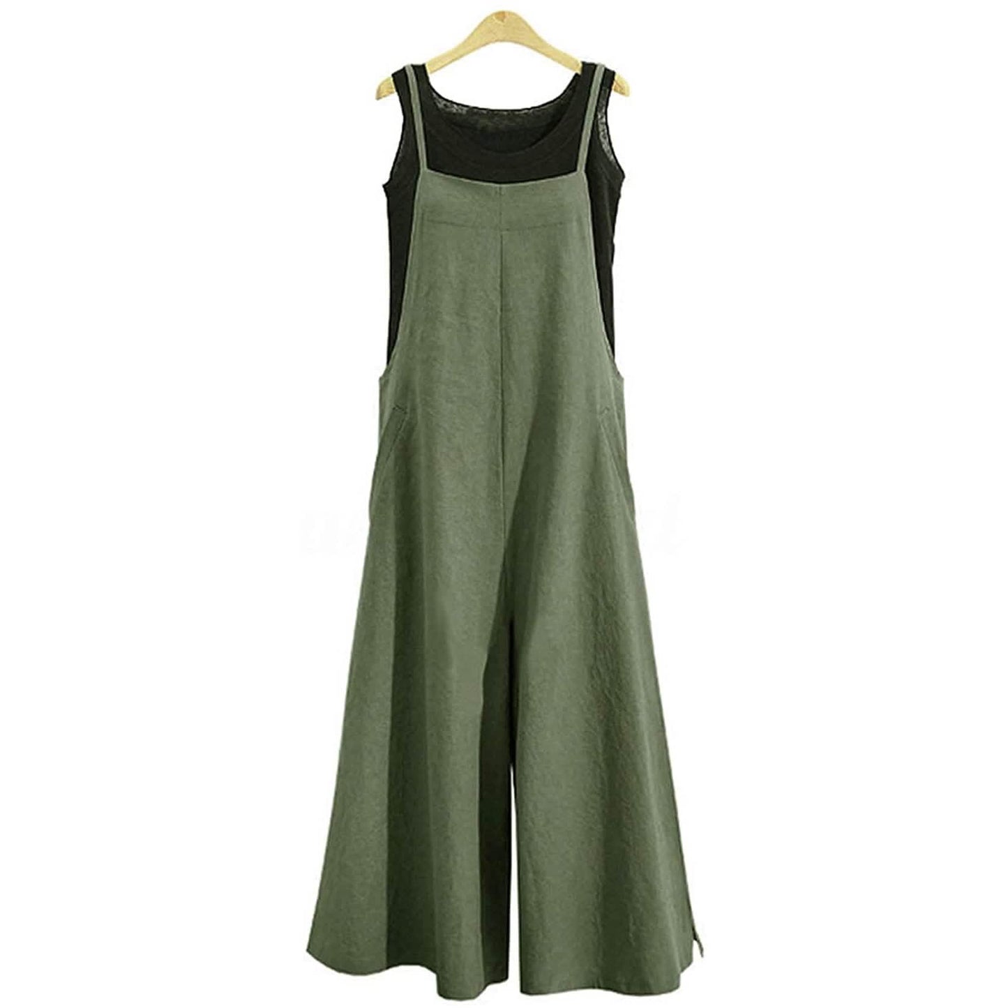 Women's Casual Loose Long Wide Leg Jumpsuits