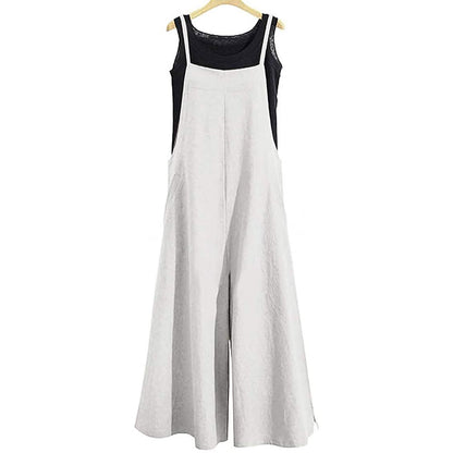 Women's Casual Loose Long Wide Leg Jumpsuits