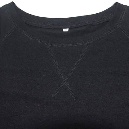 Womens Casual Tunic Tops Short Sleeve Crewneck Side Split Color Block T-Shirt