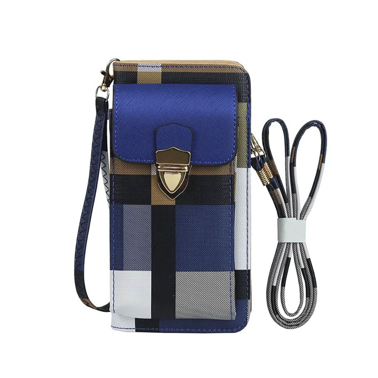 Women's Cell Phone Cross-Body Wallet Pouch