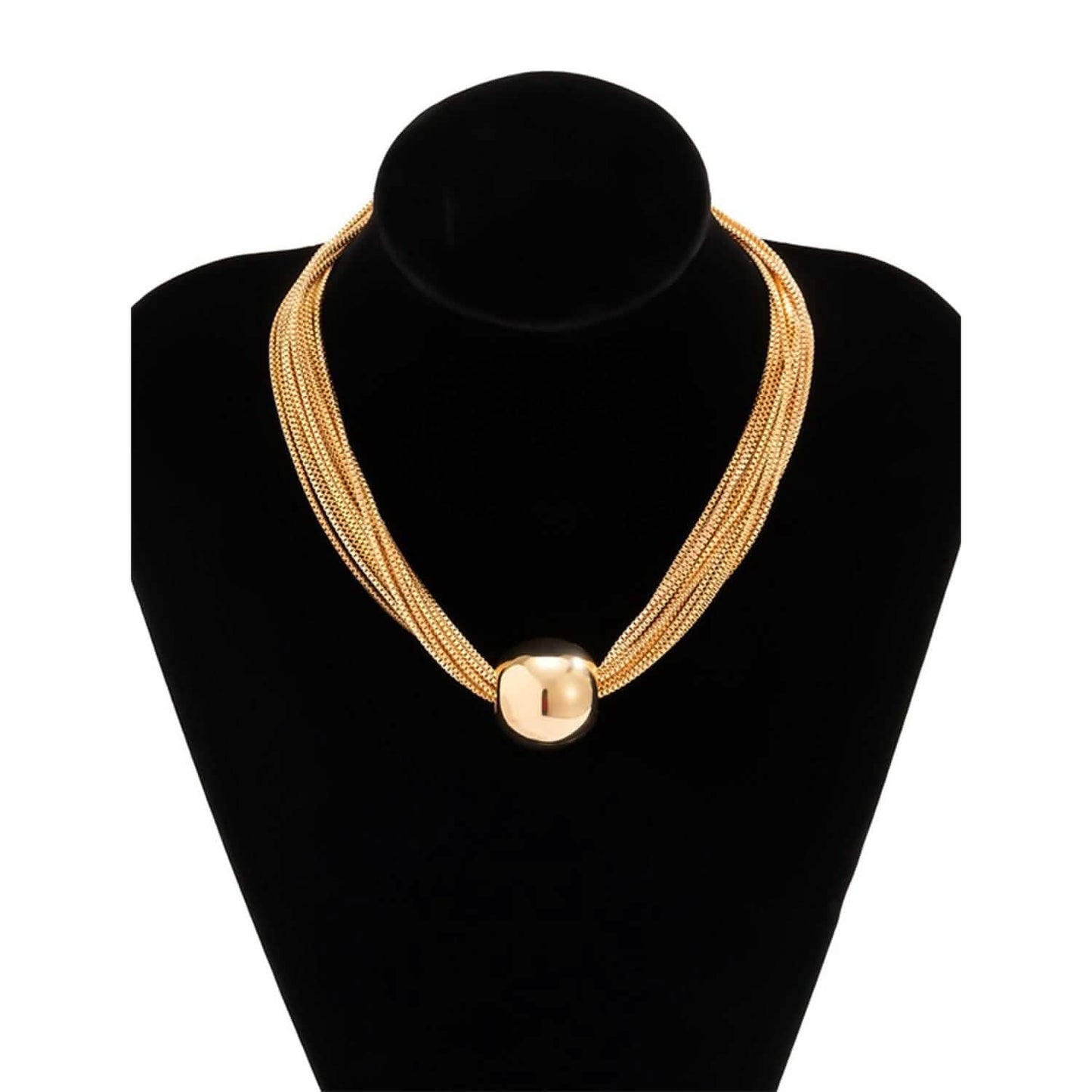 Women's Contemporary Street Geometry Necklace