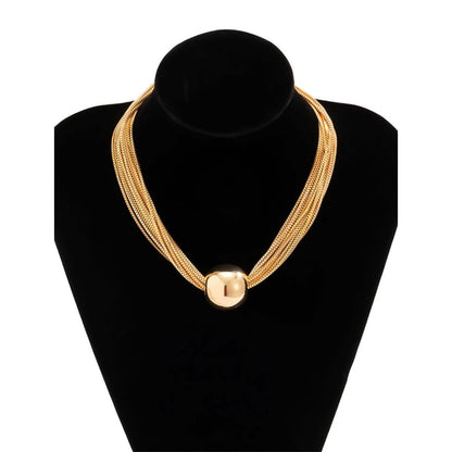 Women's Contemporary Street Geometry Necklace