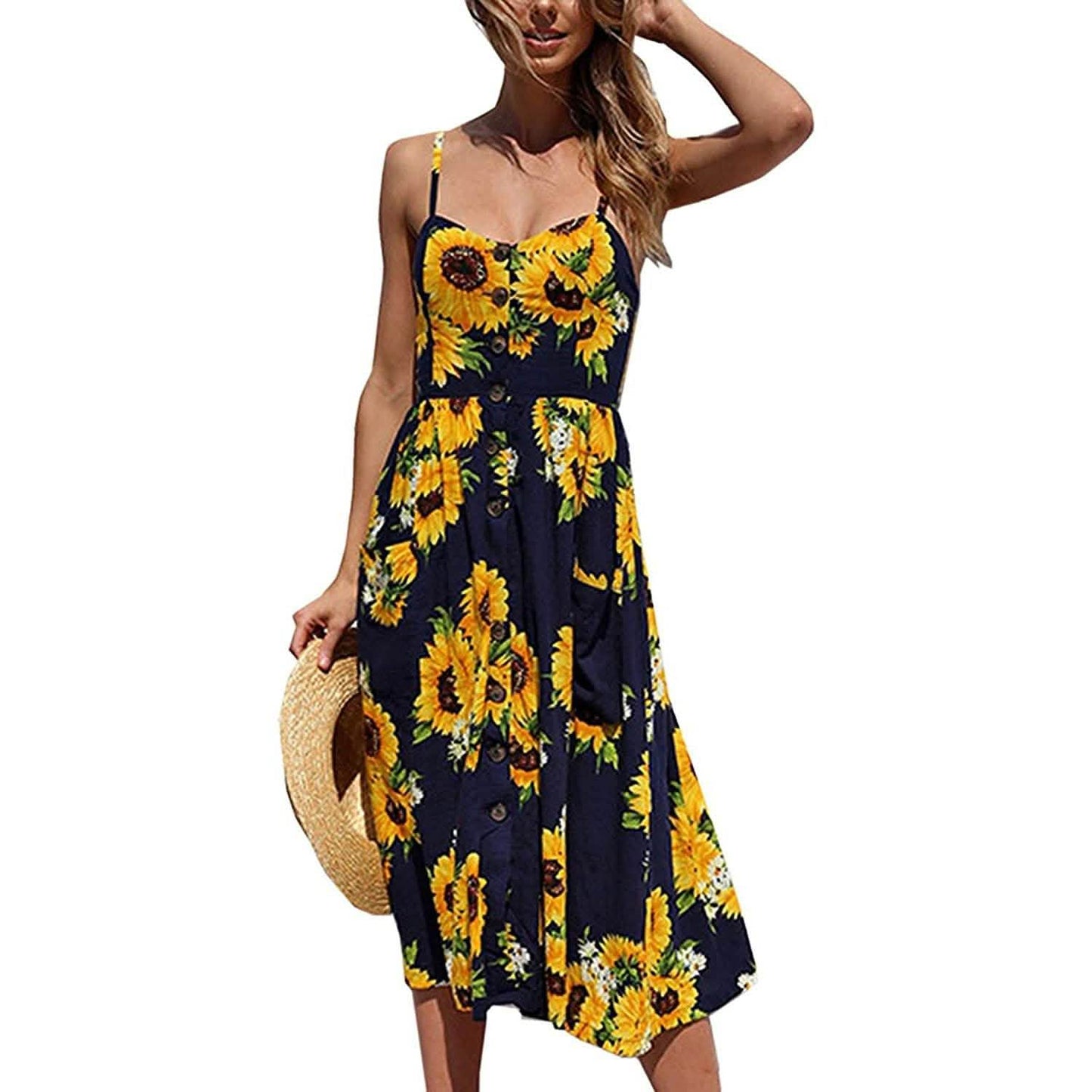 Women's Dresses Summer Casual Spaghetti Strap