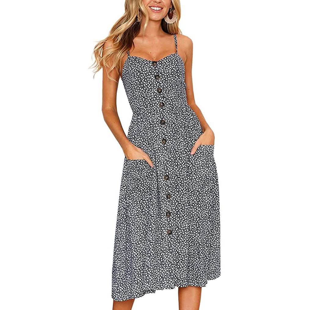 Women's Dresses Summer Casual Spaghetti Strap