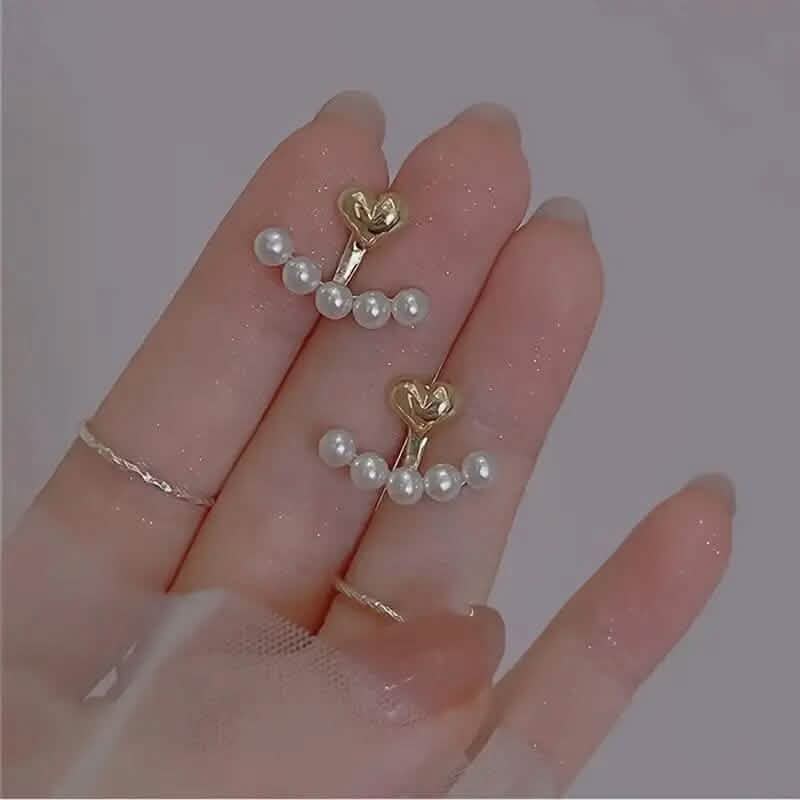Women's Fashion Earrings Bohemian Style Imitation Pearl Inlay