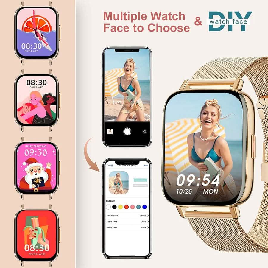 Women's Fitness Tracker with Blood Pressure & Heart Rate Monitor