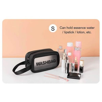 Women's Frosted Waterproof Cosmetic Bag