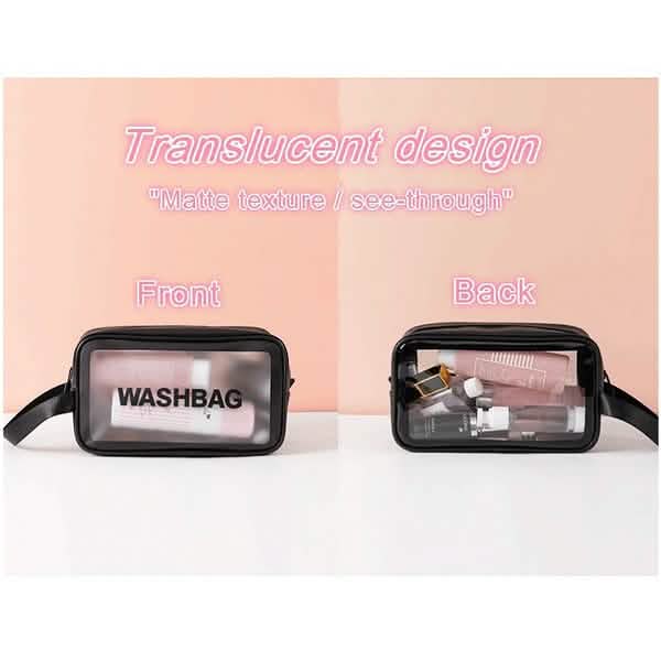 Women's Frosted Waterproof Cosmetic Bag