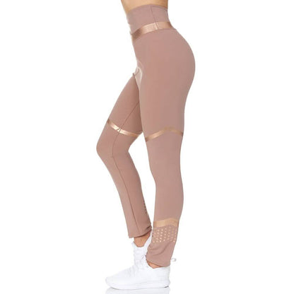Women's High Waist Active Full Length Leggings With Rubber Print Detail