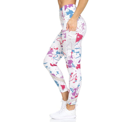 Women's High Waist Full Length Leggings with Pockets