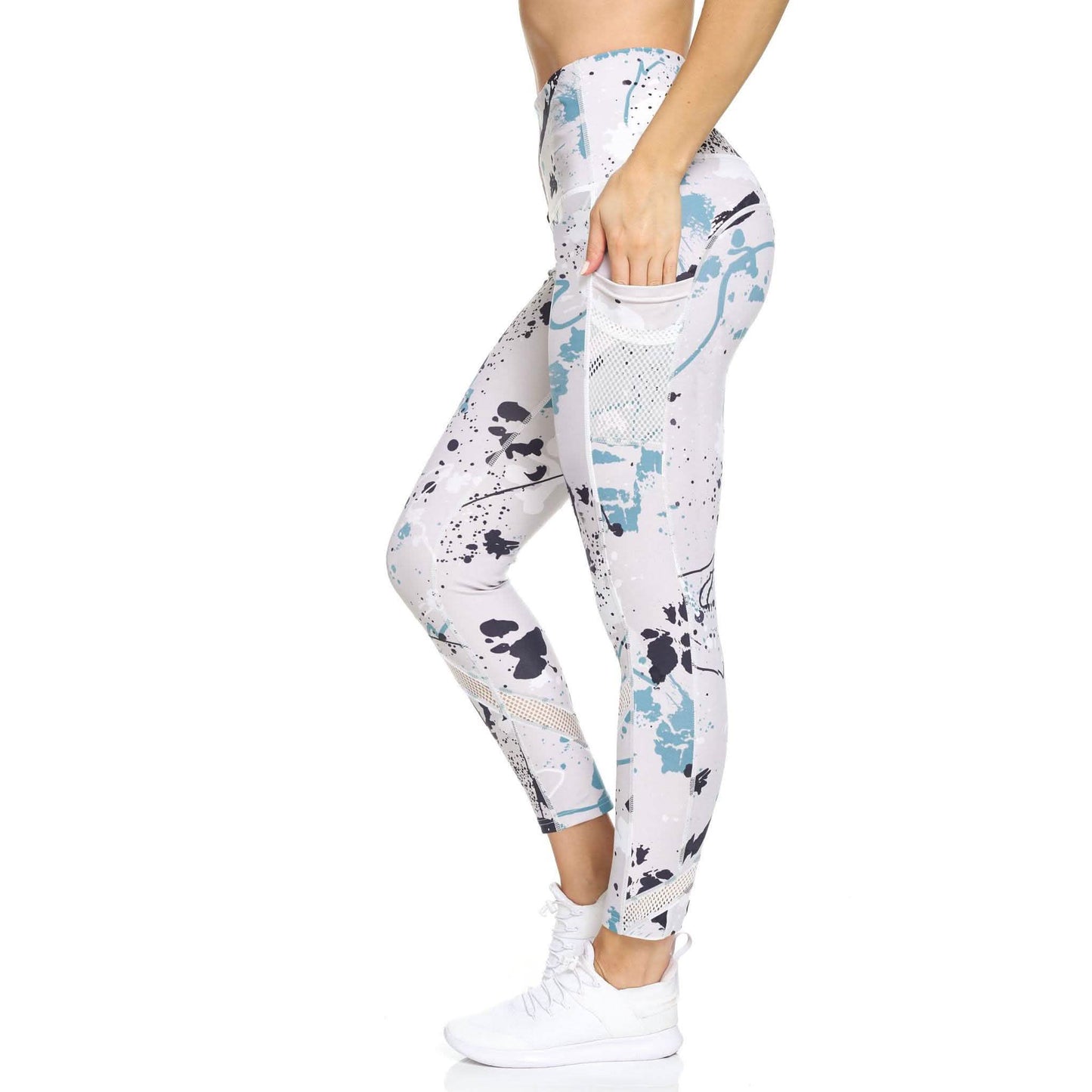 Women's High Waist Full Length Leggings with Pockets