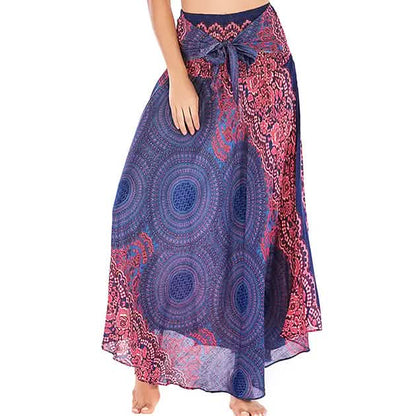 Women's High Waist Yoga Skirt Gypsy Dress