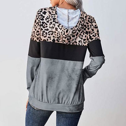 Women's Hoodie Sweatshirts Casual Animal Print