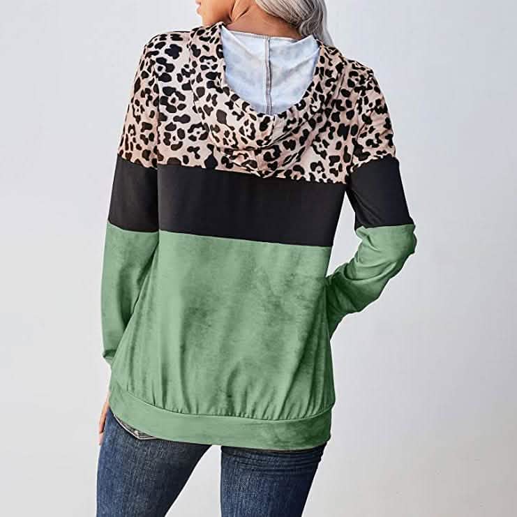 Women's Hoodie Sweatshirts Casual Animal Print