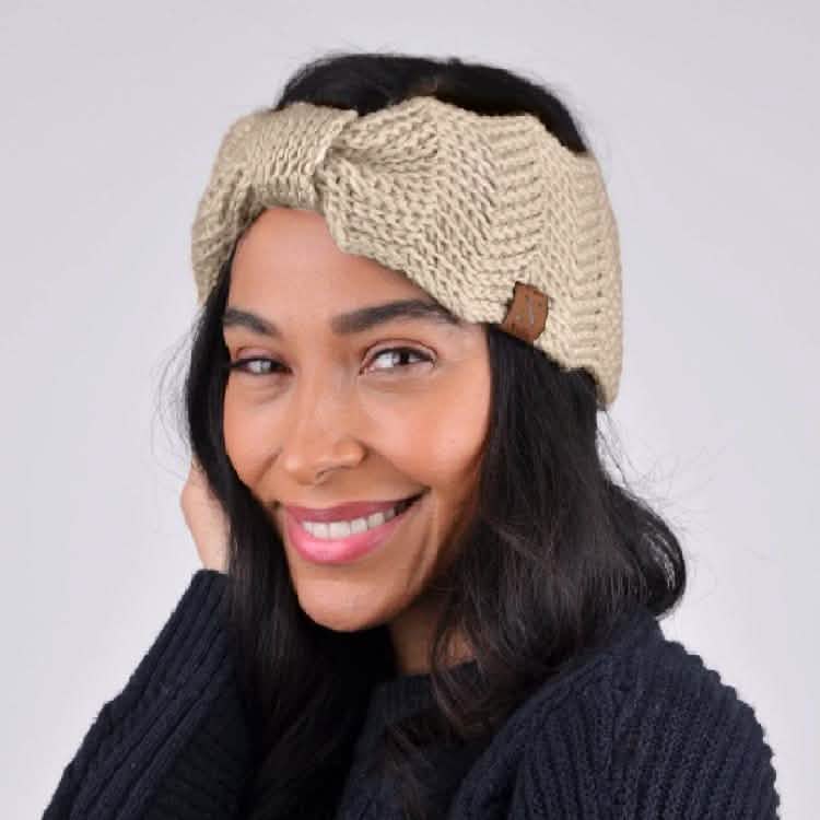 Women's Knotted Knit Winter Head Band