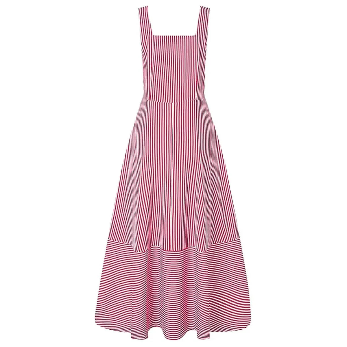 Women's Long A Line Striped Maxi Dress
