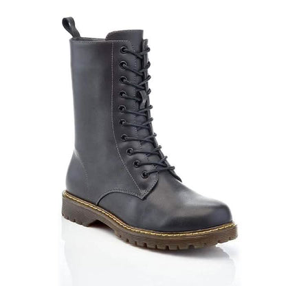 Women's Mid-Calf Classic Marten-Style Combat Boots - Assorted Styles