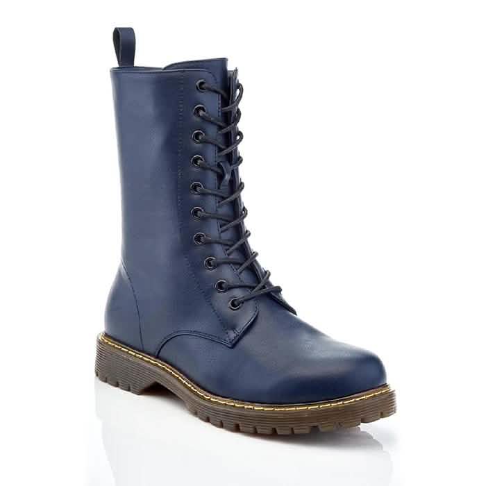 Women's Mid-Calf Classic Marten-Style Combat Boots - Assorted Styles