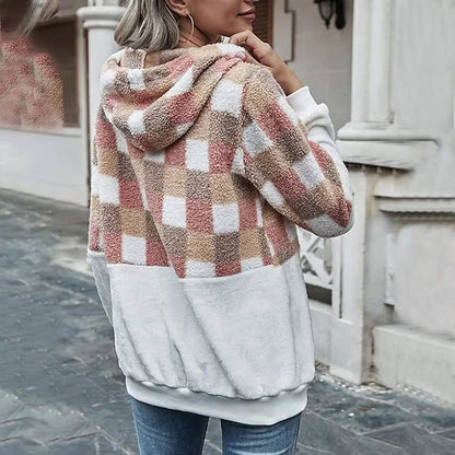 Women's Plaid Casual Daily Sports Other Prints Streetwear Hoodies