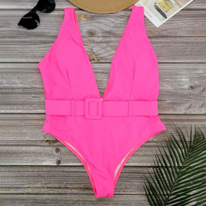 Women's Plunge One-Piece Swimsuit