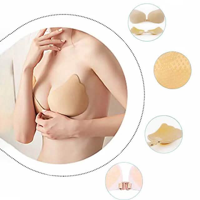 Women's Plus Size Adhesive Bra