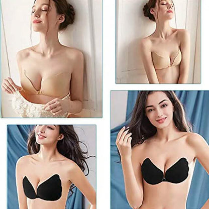 Women's Plus Size Adhesive Bra
