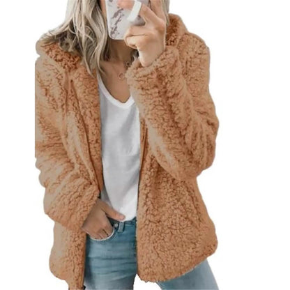 Women's Plus Size Hoodie Coat Long Sleeve