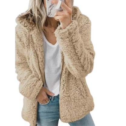 Women's Plus Size Hoodie Coat Long Sleeve