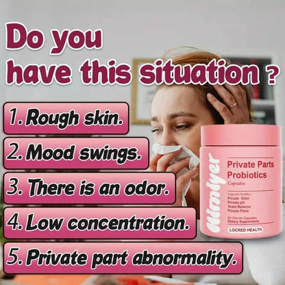 Women's Private Probiotics, Probiotics And Prebiotic Combination Conditioning