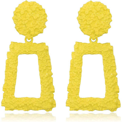 Women's Rectangular Geometric Drop Earrings