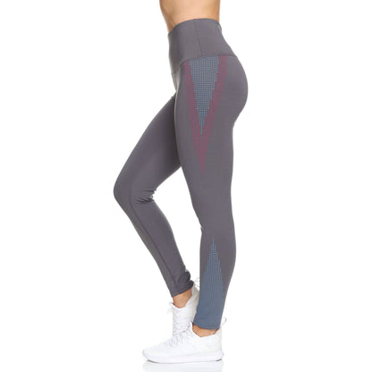 Women's Rubber Dotted High Waist Full Length Legging