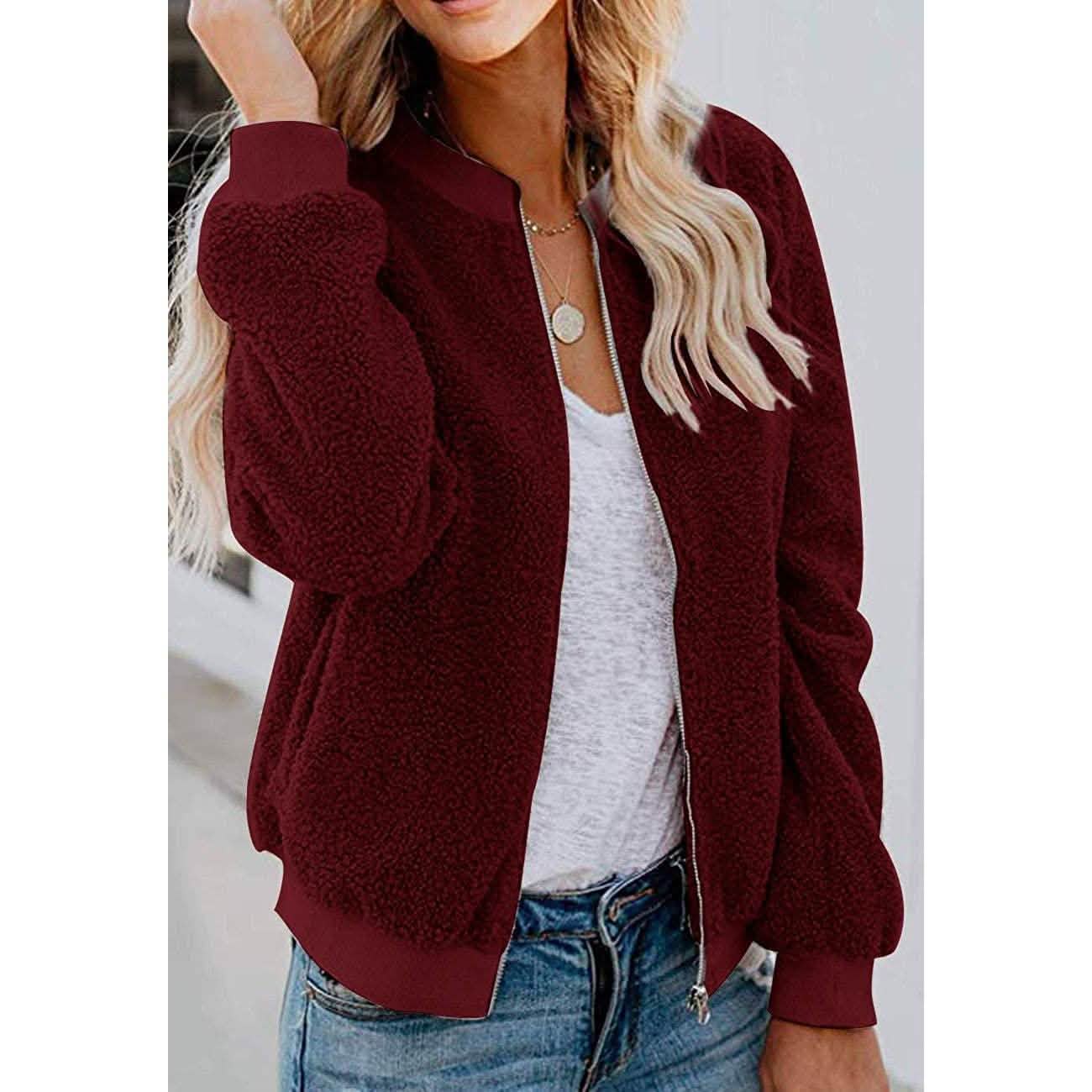 Women's Sherpa Fleece Jacket