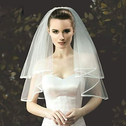 Women's Simple Bridal Veil with Comb
