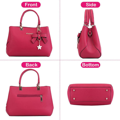 Women's Soft Leather Handbag Tote Shoulder Crossbody Bag