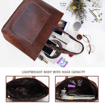 Women's Soft Leather Tote Bag