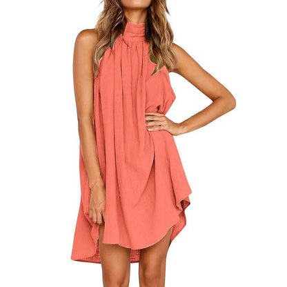Women's Turtleneck T-Shirt Dress