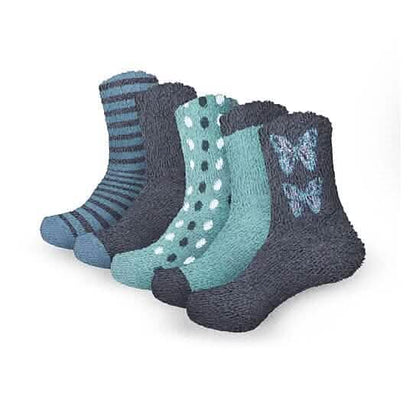 Women's Ultra-Plush Cozy Warm Fuzzy Fluffy Crew Socks