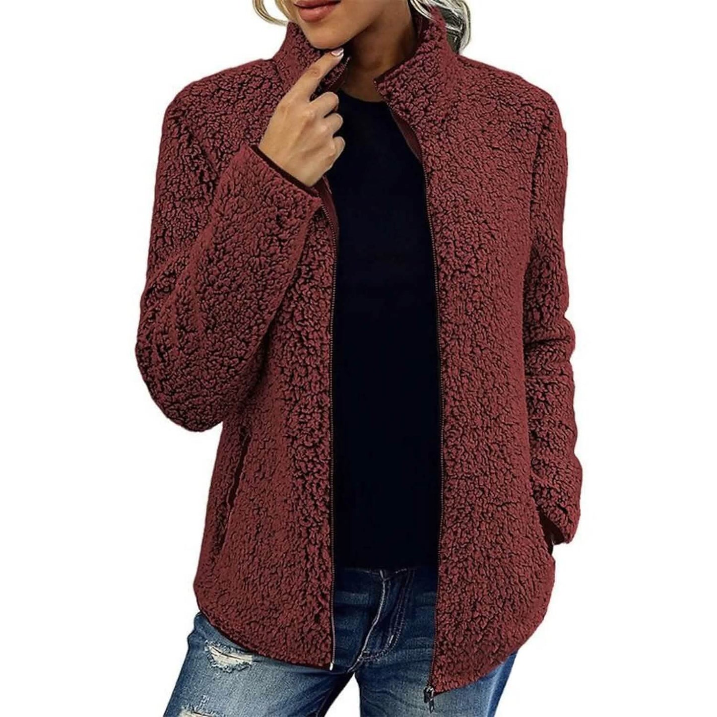 Women's Zip Up Jacket Long Sleeve