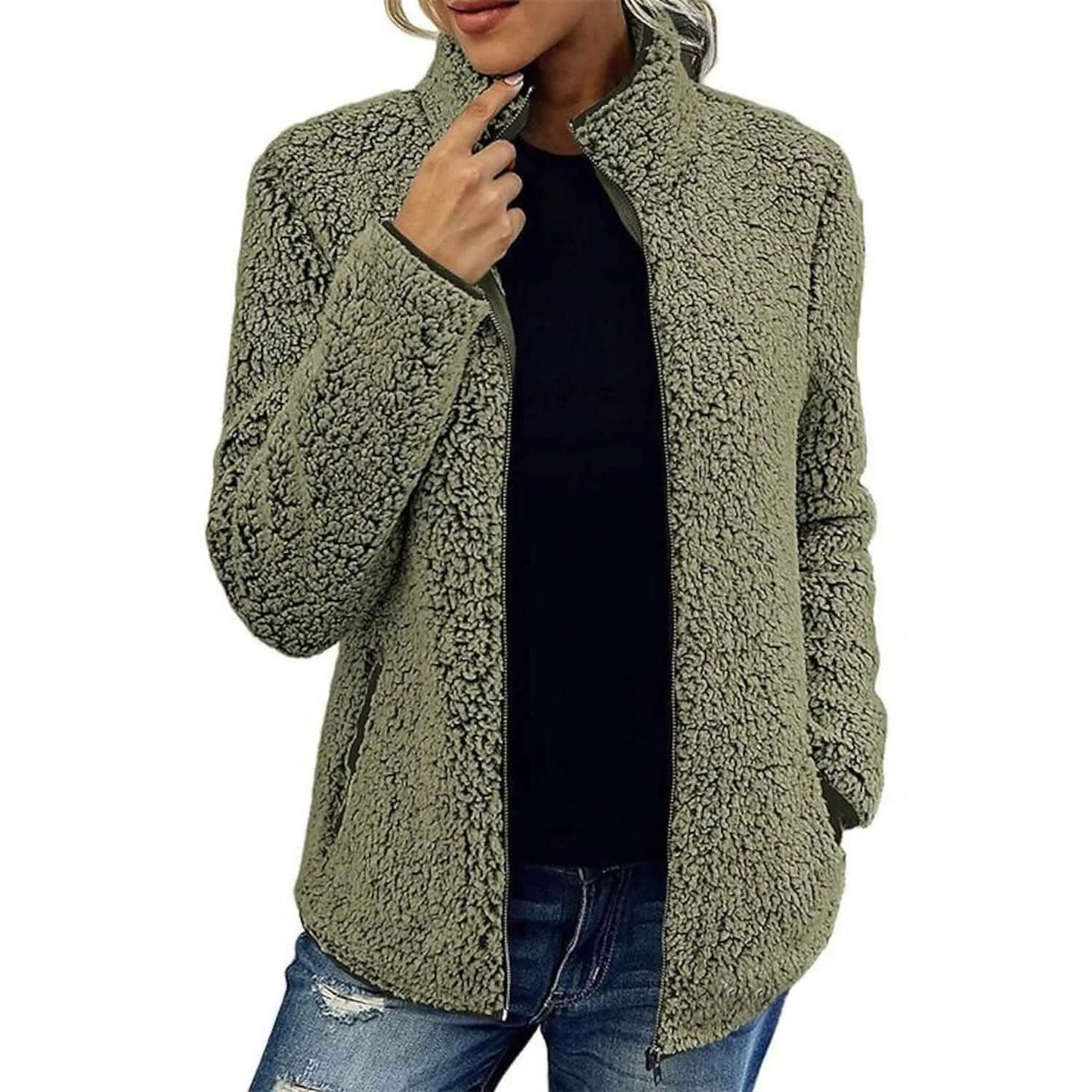 Women's Zip Up Jacket Long Sleeve
