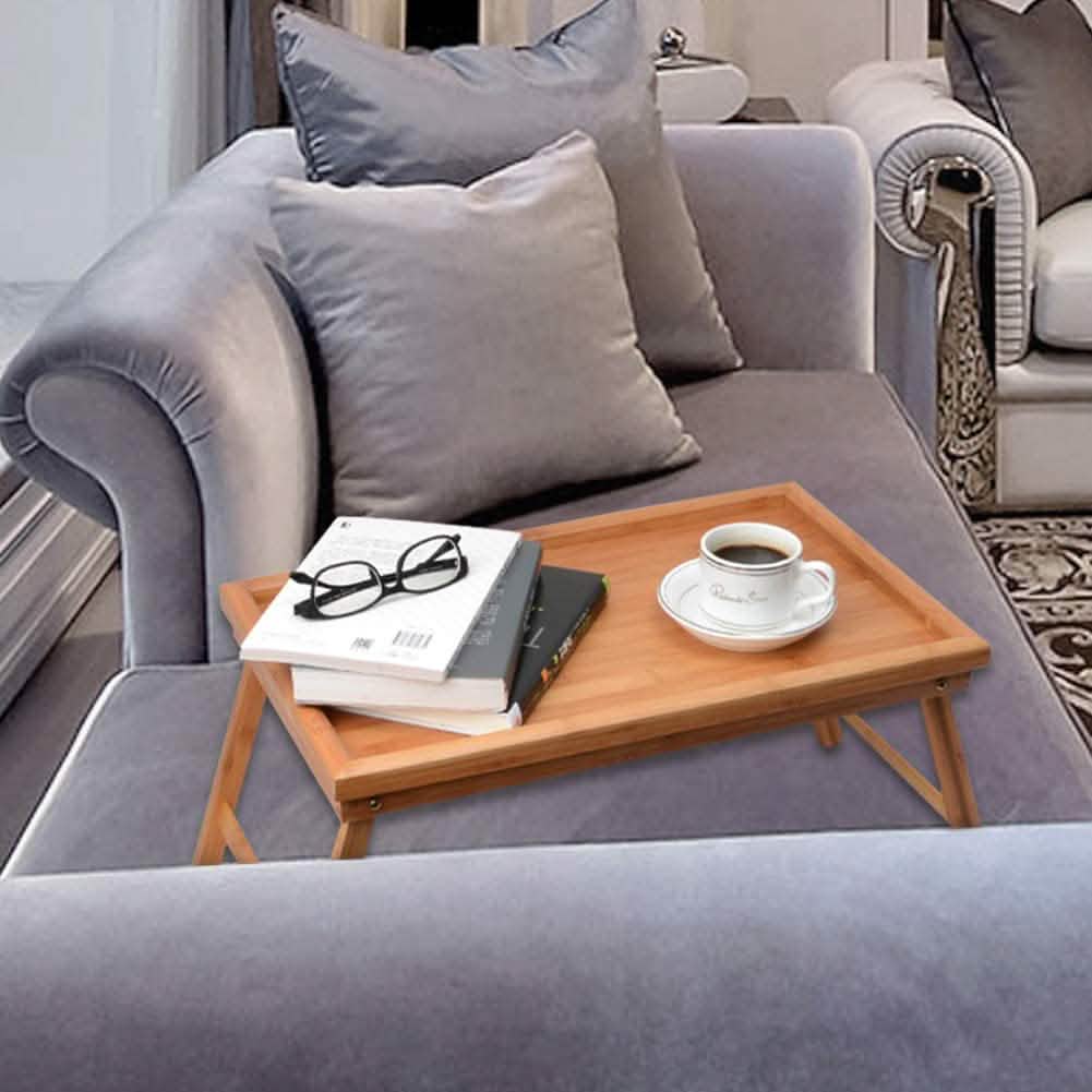 Wooden Bed Tray with Folding Legs