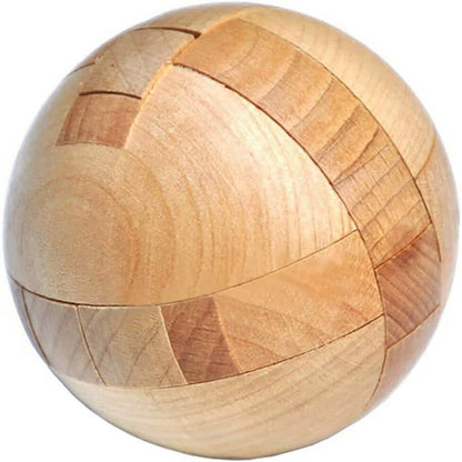 Wooden Puzzle Magic Ball Brain Teasers Toy Intelligence Game