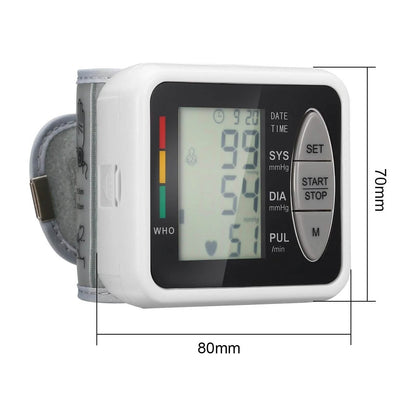 Wrist Electronic Sphygmomanometer Intelligent Electronic Blood Pressure Monitor